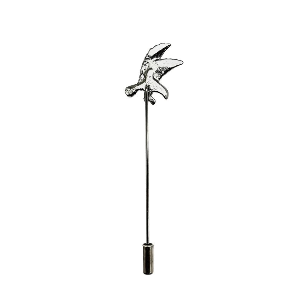 Silver Lapel Pin for Men