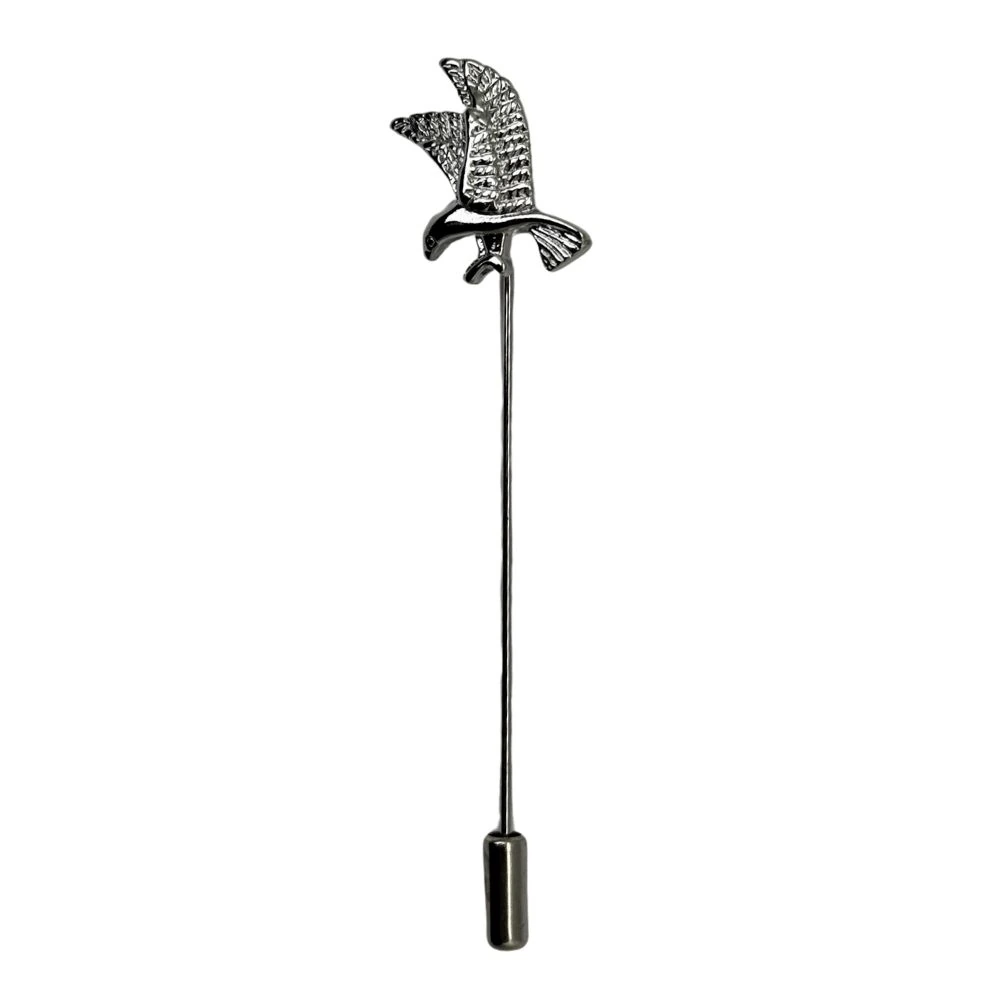 Silver Lapel Pin for Men