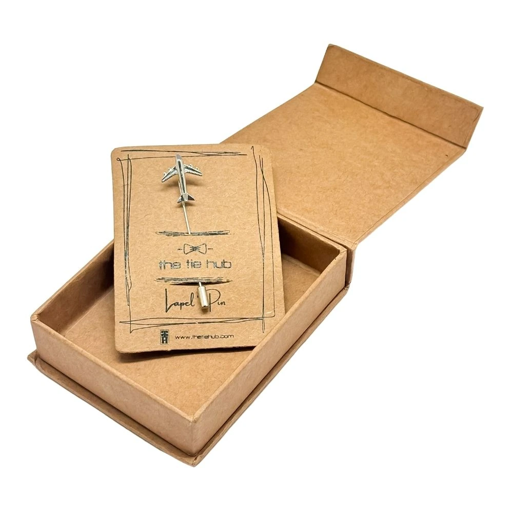 Flying Aircraft Metal Brass Lapel Pin for Men