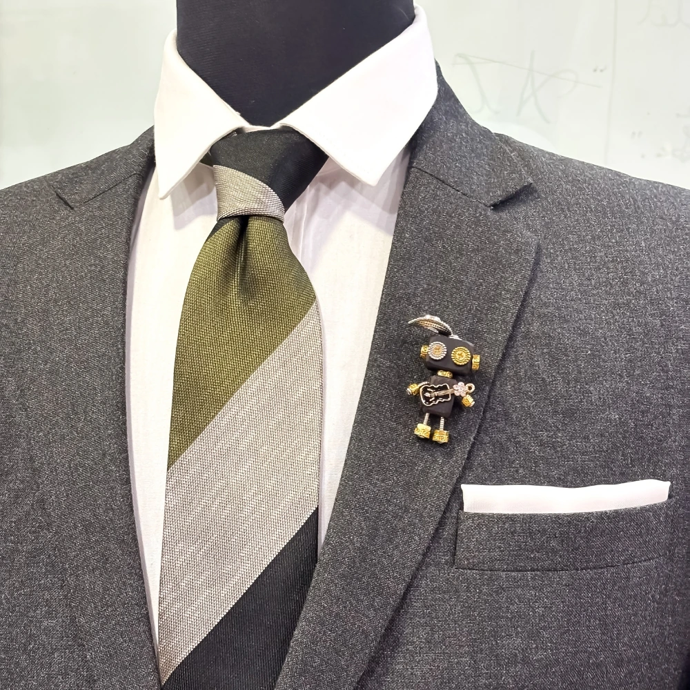Black Lapel Pin for Men