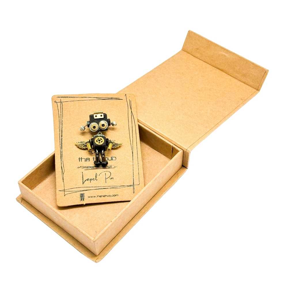 Black Lapel Pin for Men