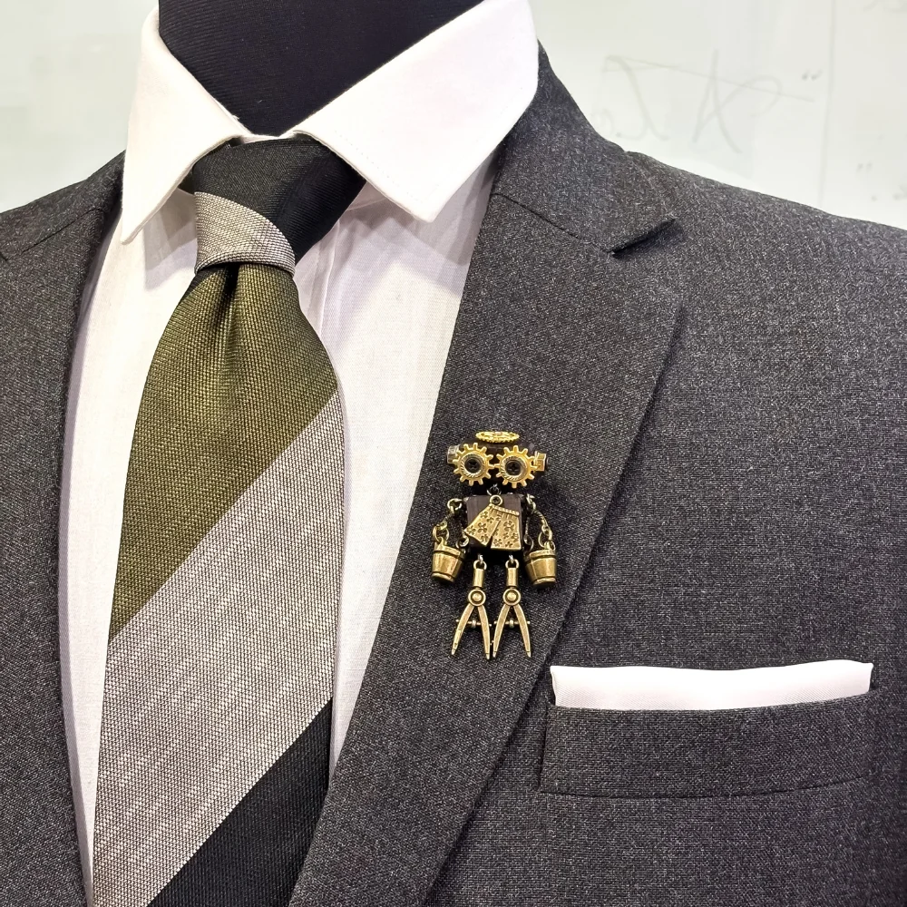 Black Lapel Pin for Men