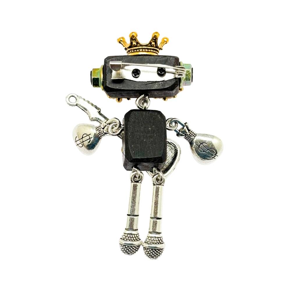 Black Lapel Pin for Men