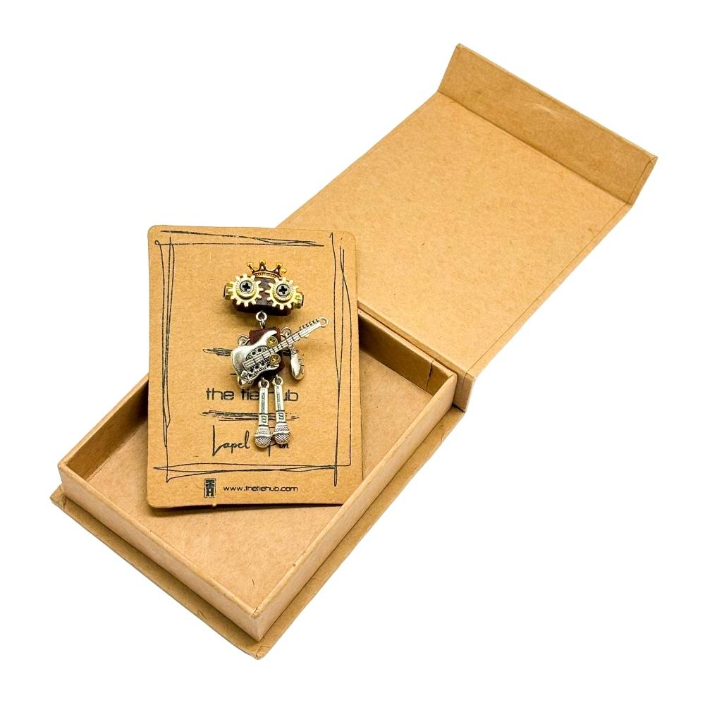 Black Lapel Pin for Men