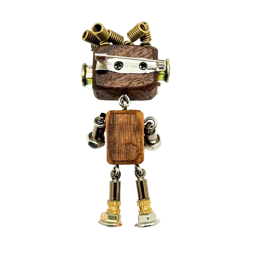 Brown Lapel Pin for Men