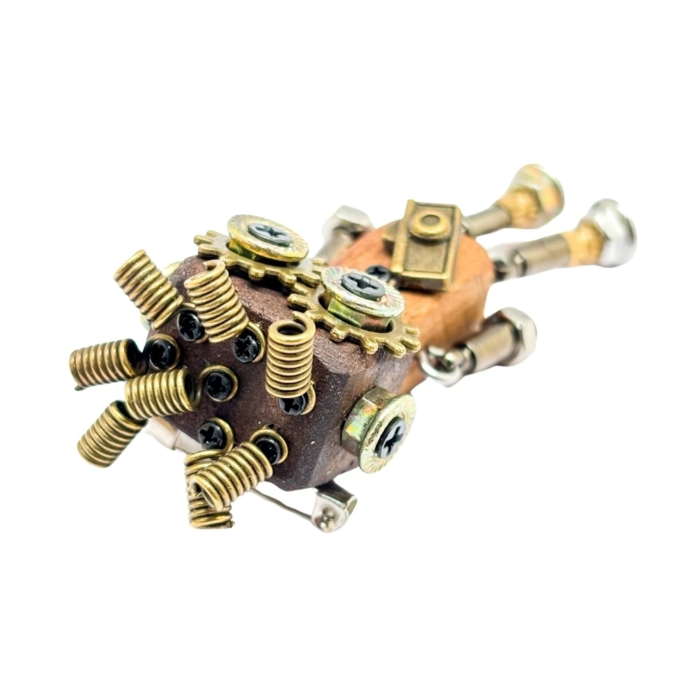 Brown Lapel Pin for Men