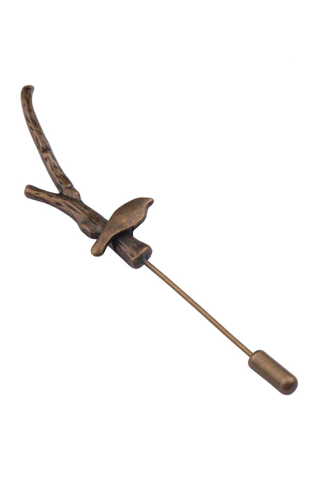 Branch Rust Brass Lapel Pin for Men