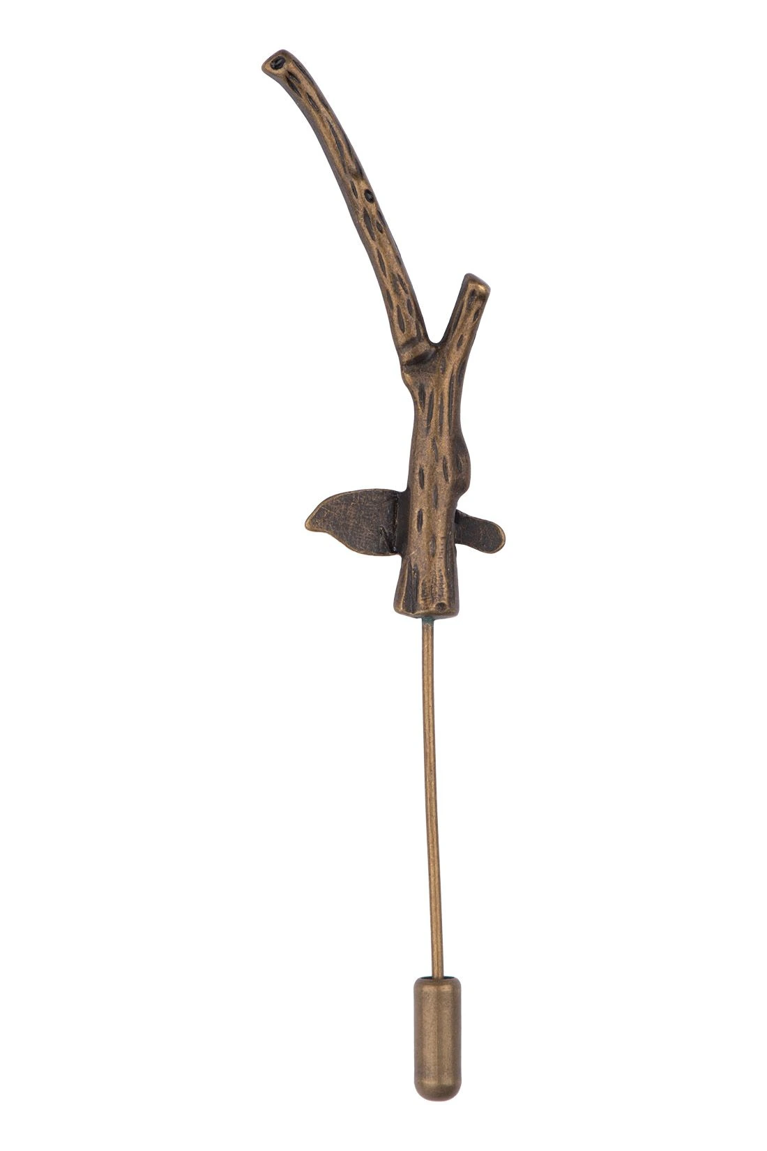 Branch Rust Brass Lapel Pin for Men