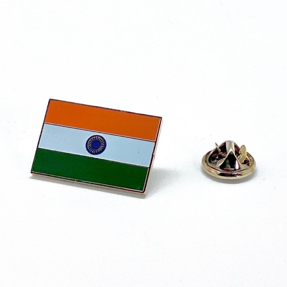 Indian Flag Lapel Pin Brooch Pack of 2 - Stylish Patriotic Accessories for Men and | Suits, Blazers and Jackets for Men