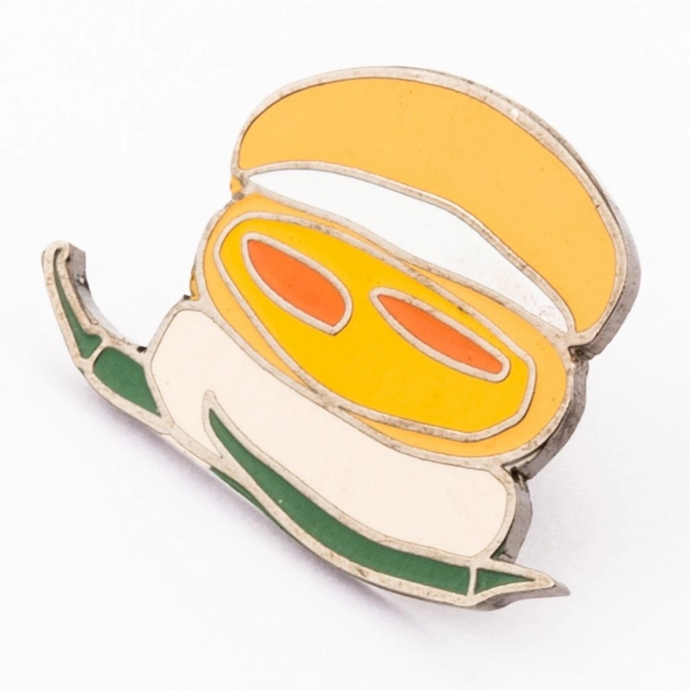 Vada Pao Lapel Pin Brass Accessory for Men