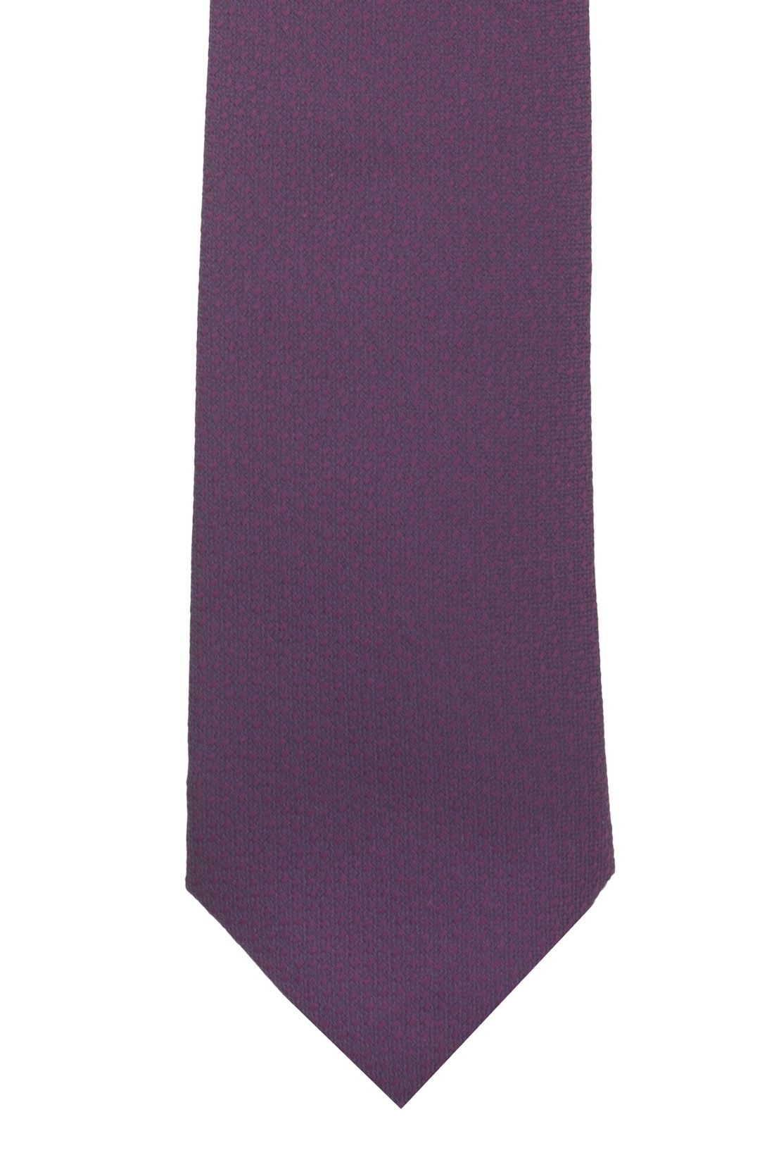 Solid Purple Microfiber Necktie for Men