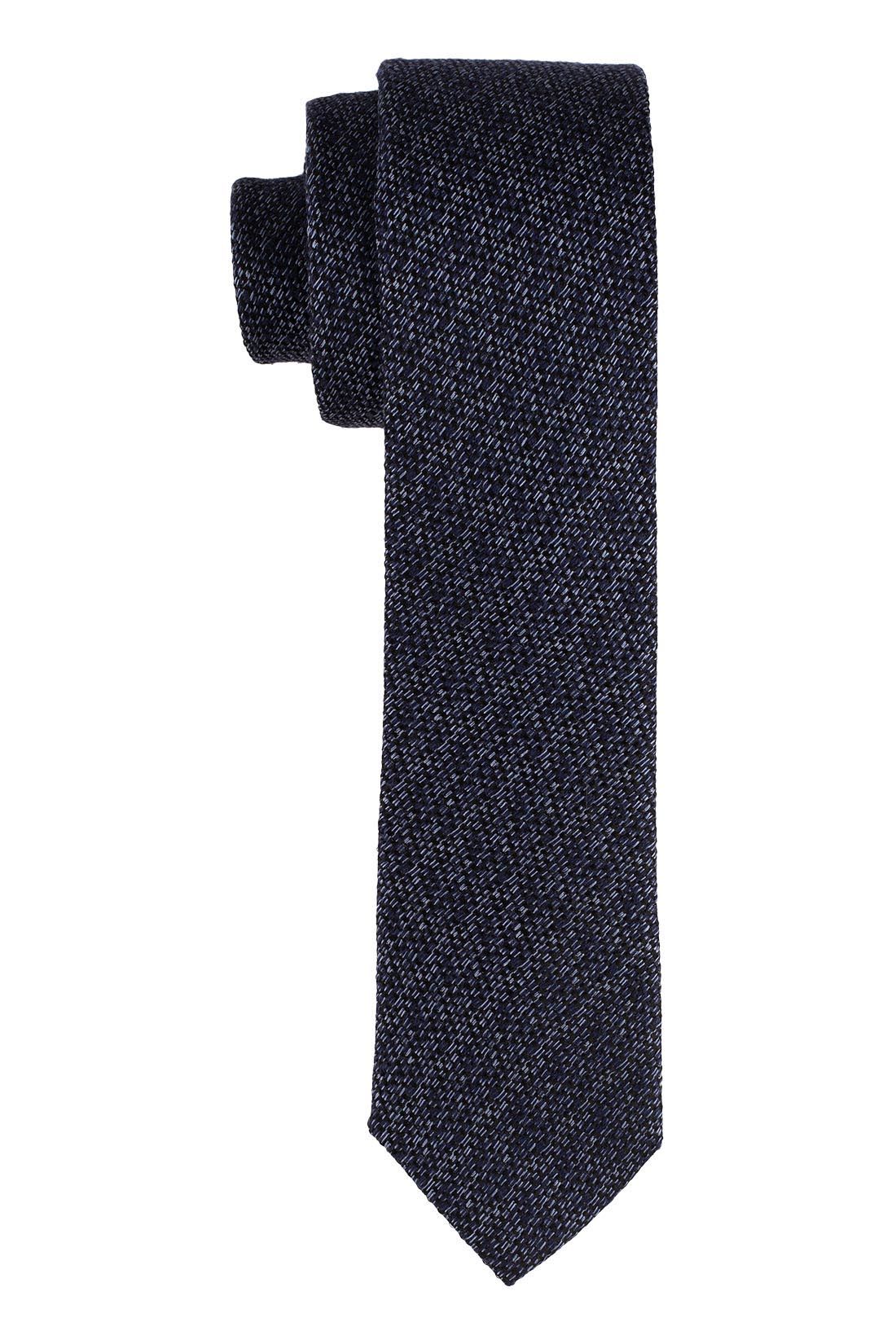 Blue Solid Silk Necktie for Men