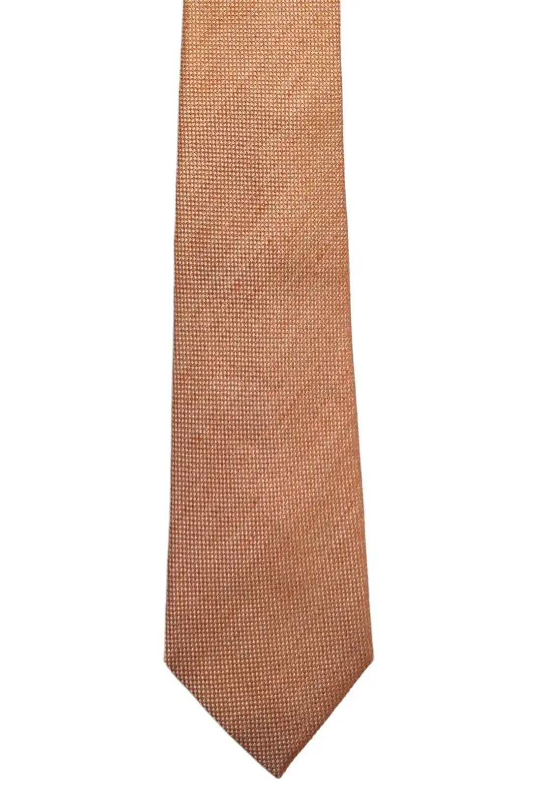 Pink Solid Silk Necktie for Men