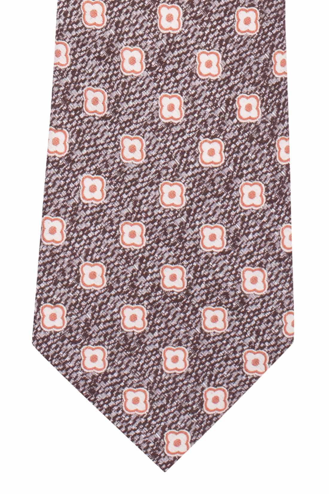 Pink Floral Silk Necktie for Men