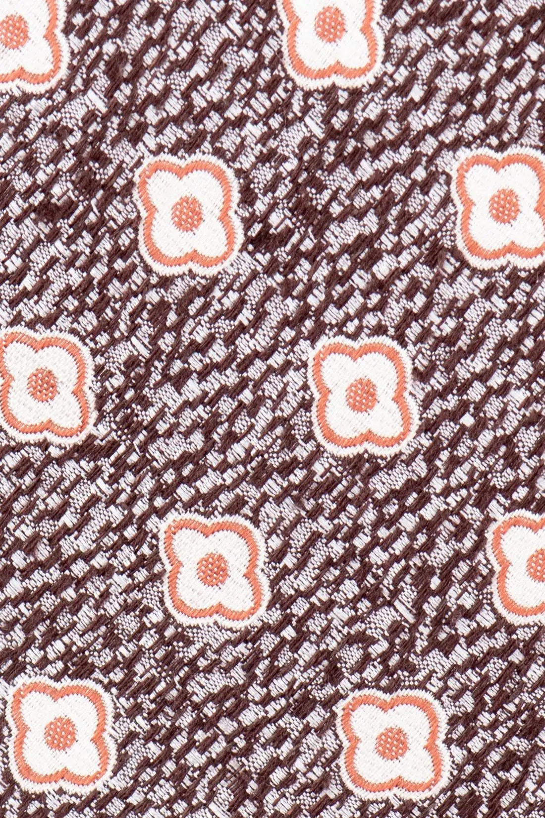Pink Floral Silk Necktie for Men