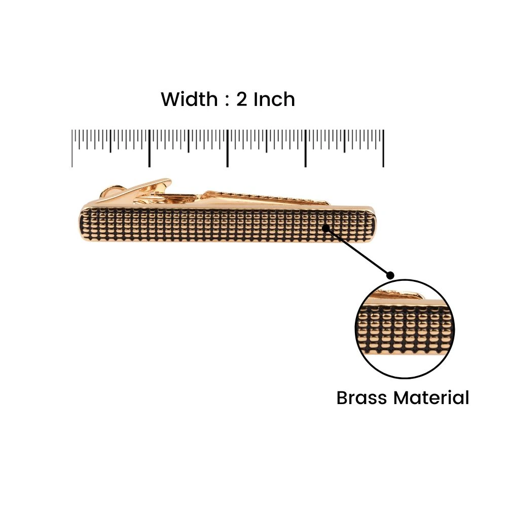 Woodlurk Gold Tie Bar for Men