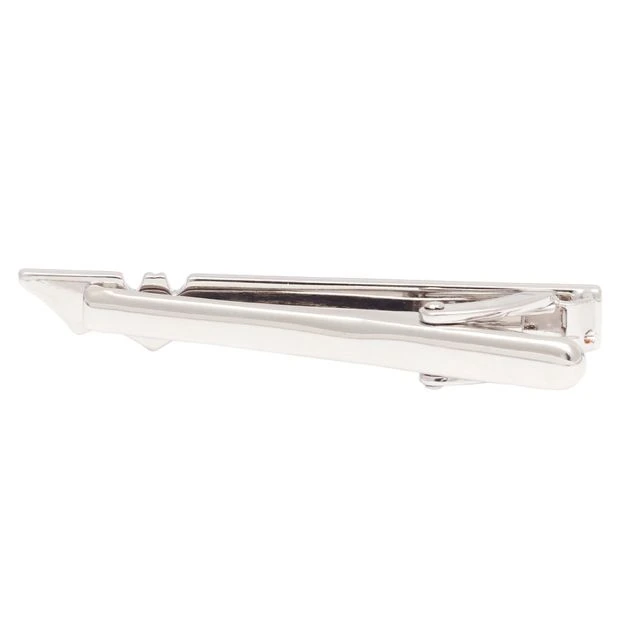Bat Wing Silver Tie Bar for Men