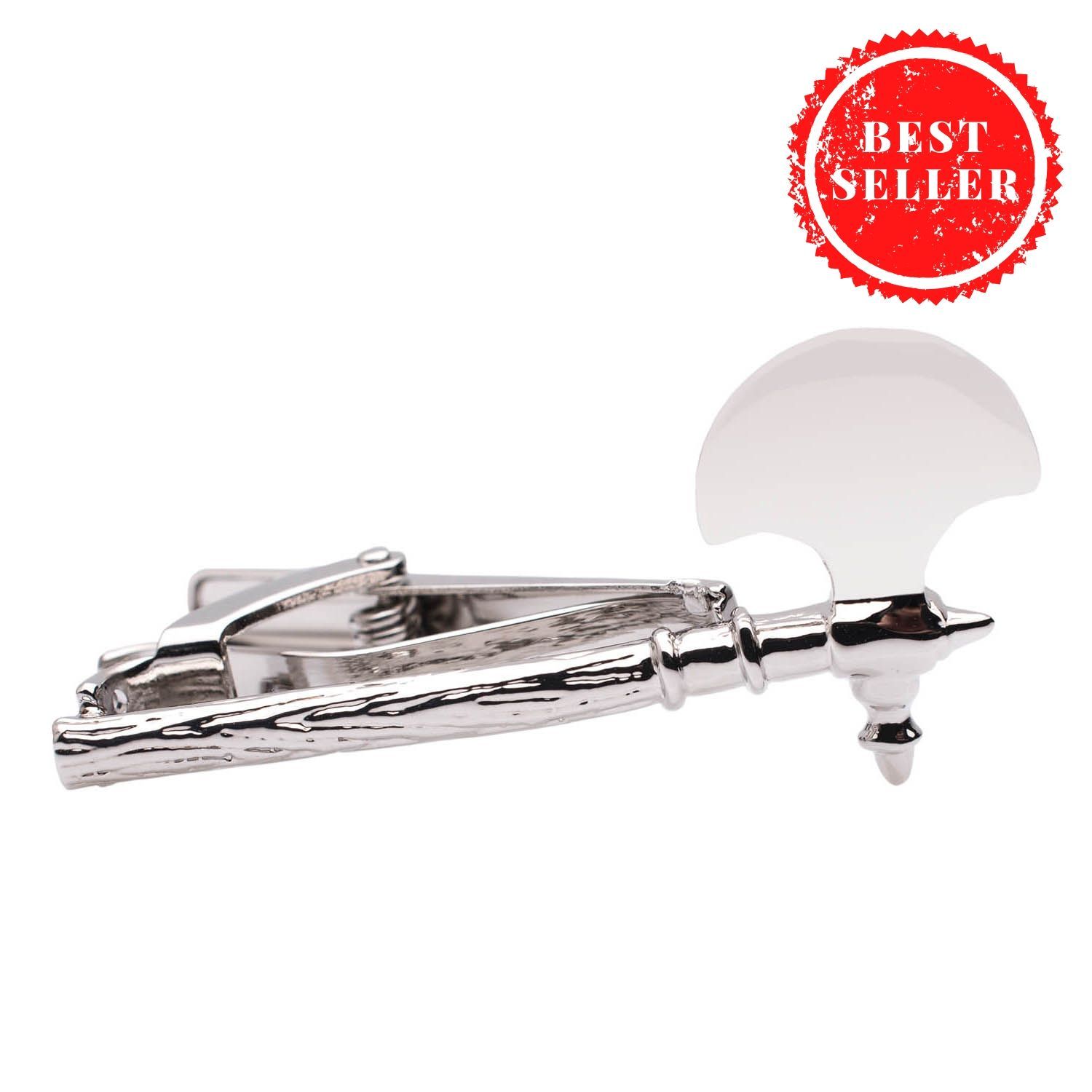 Axe Silver Tie Bar for Men