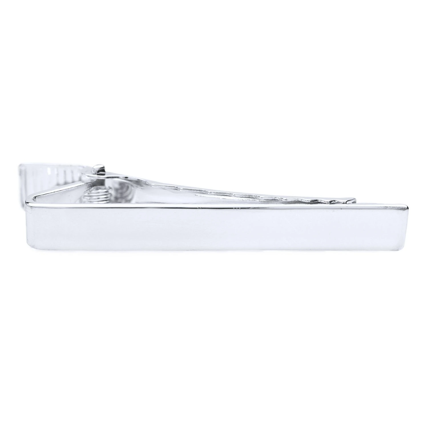 Executive Clasp Small Size Silver Tie Bar for Men