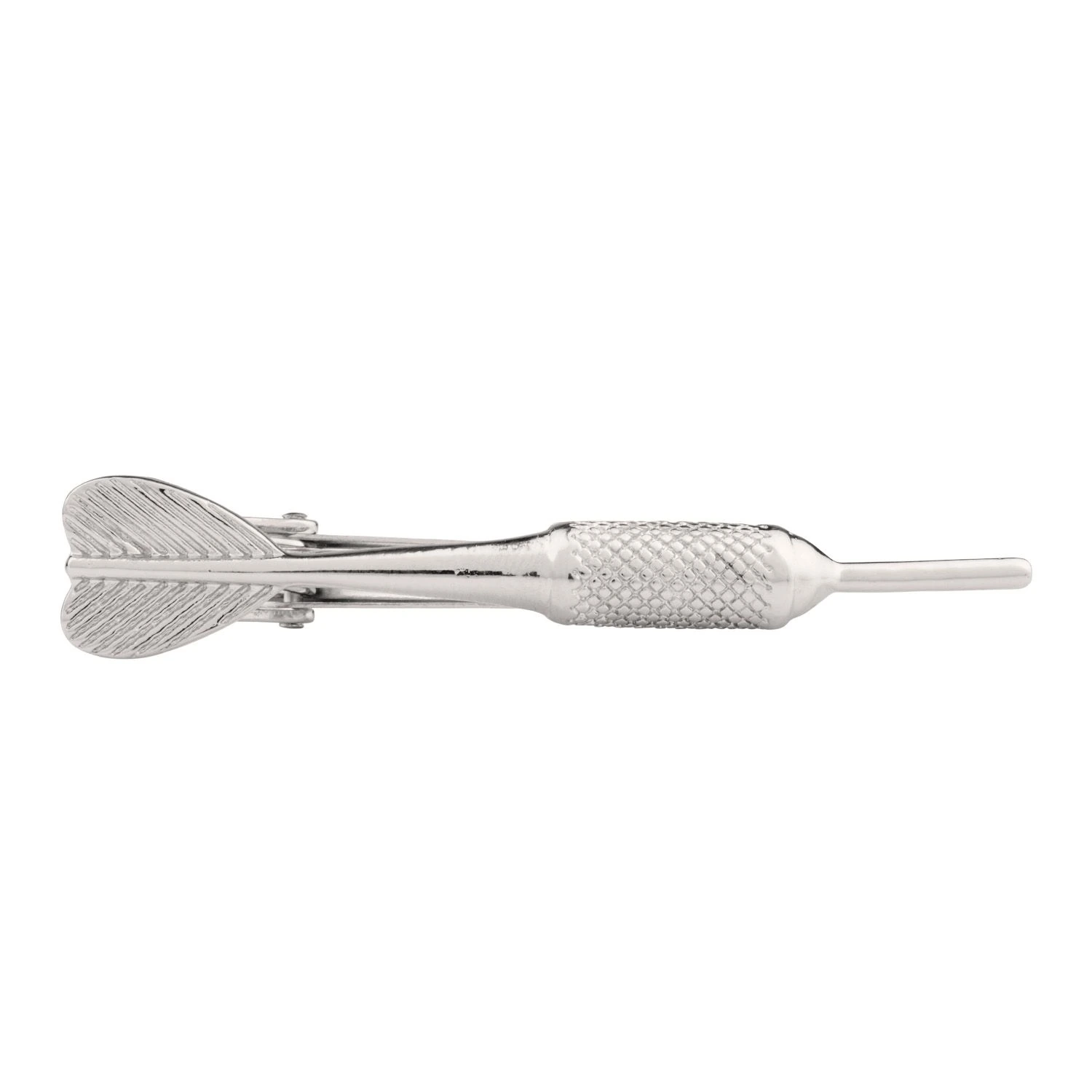 Dart Brass Silver Tiebar for Men