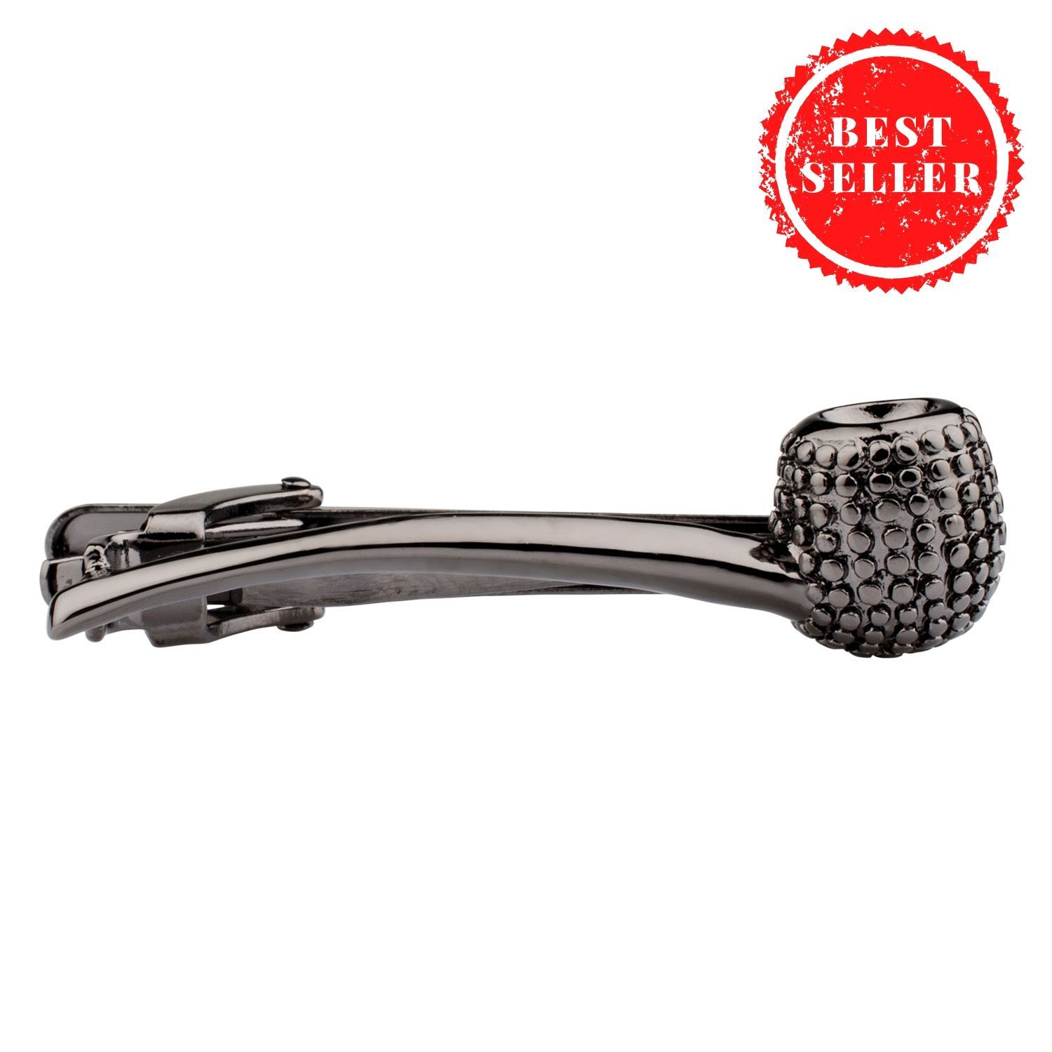 Smoke Pipe Gunmetal Tie Bar for Men