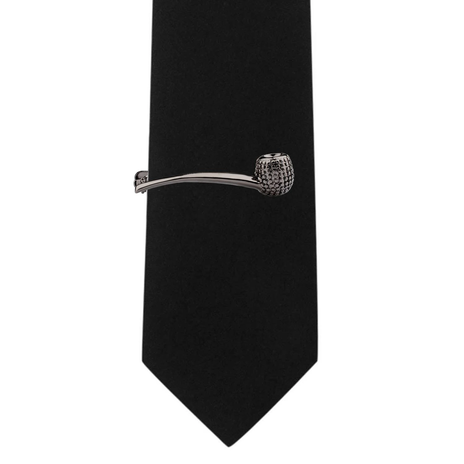 Smoke Pipe Gunmetal Tie Bar for Men