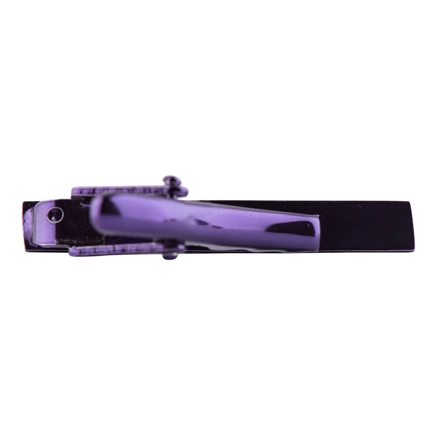 Solid Neon Purple Tiebar for Men