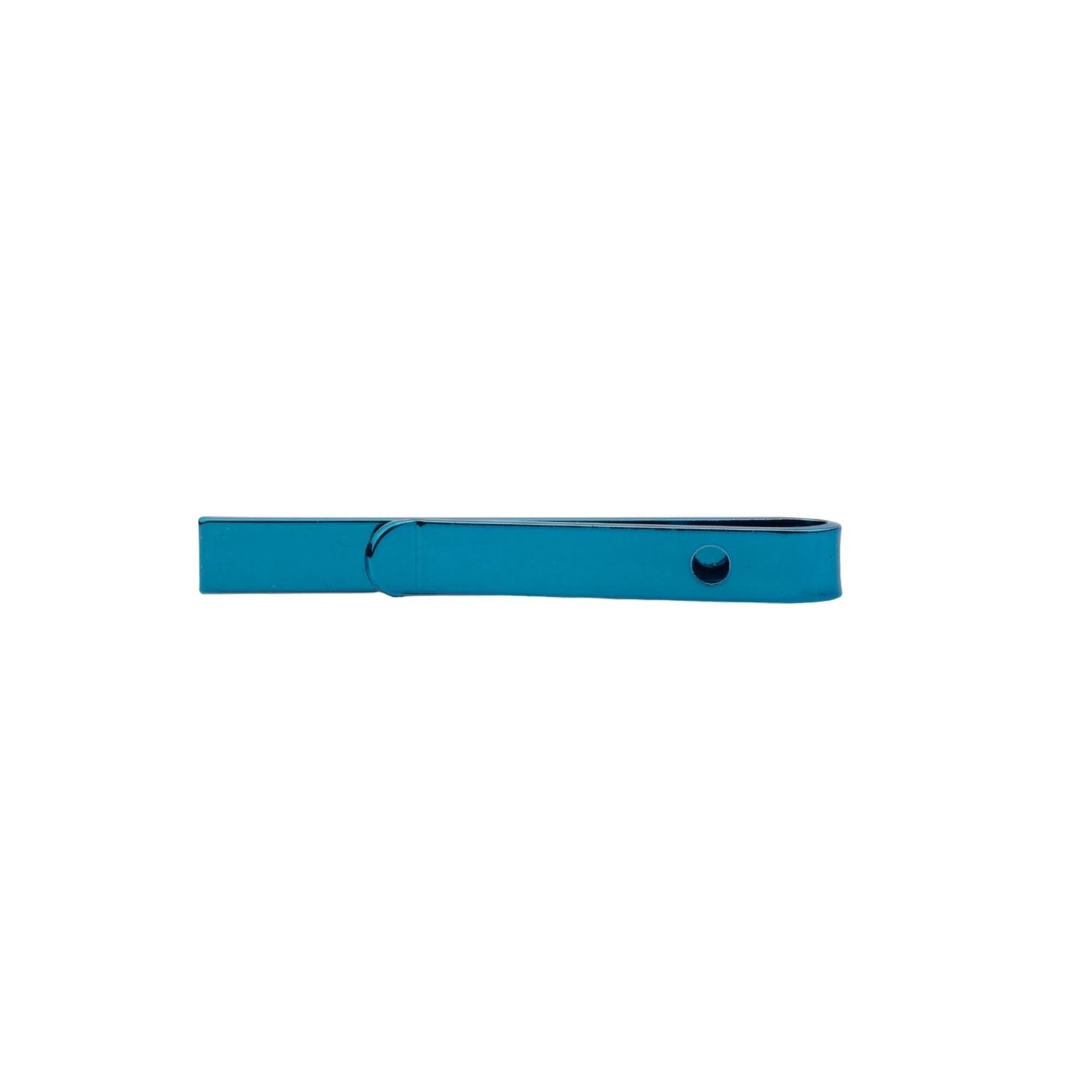 Teal Blue Tie Bar for Men