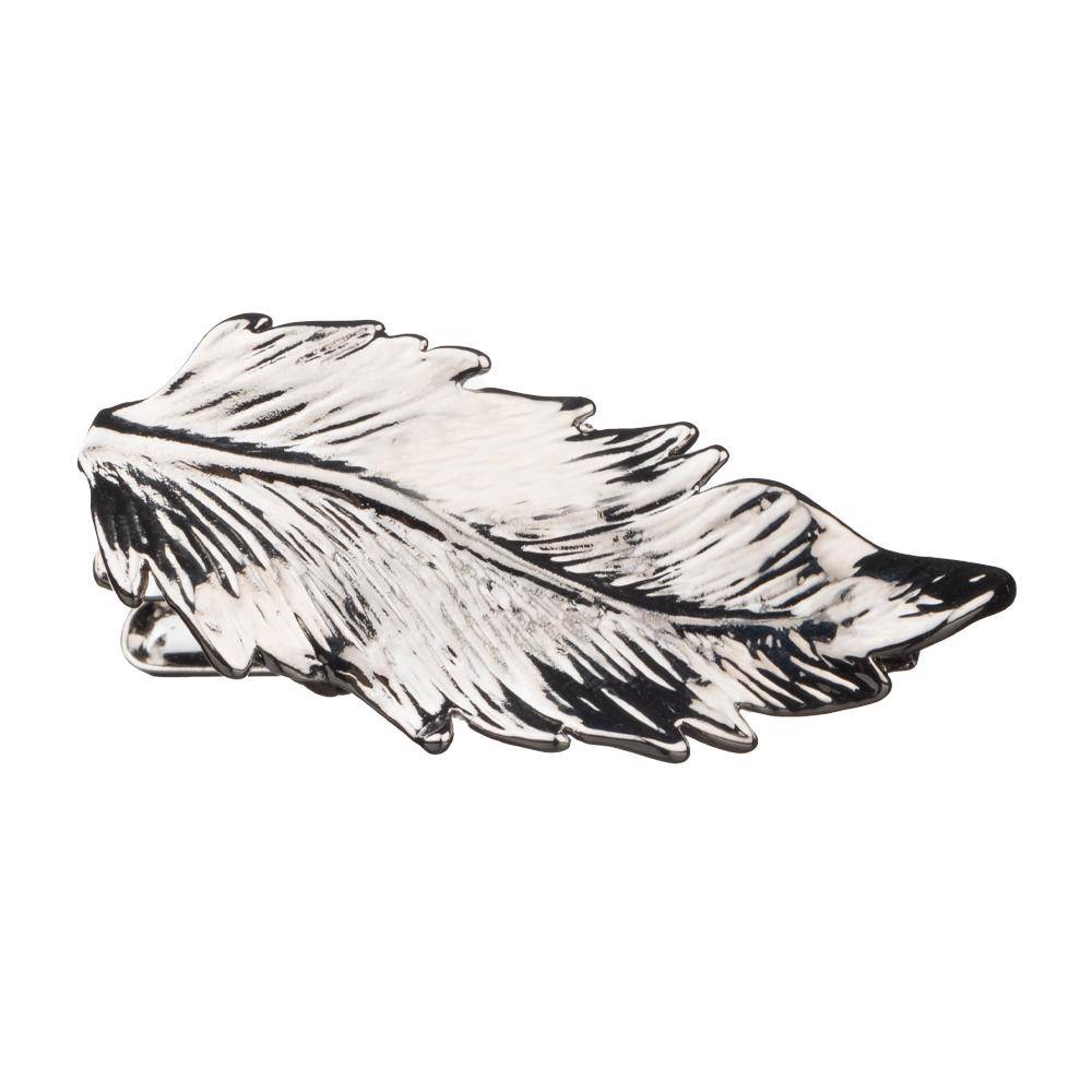 Feather Silver Tie Bar for Men