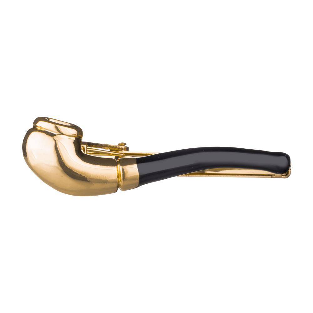 Gold PIPE TIE BAR for Men