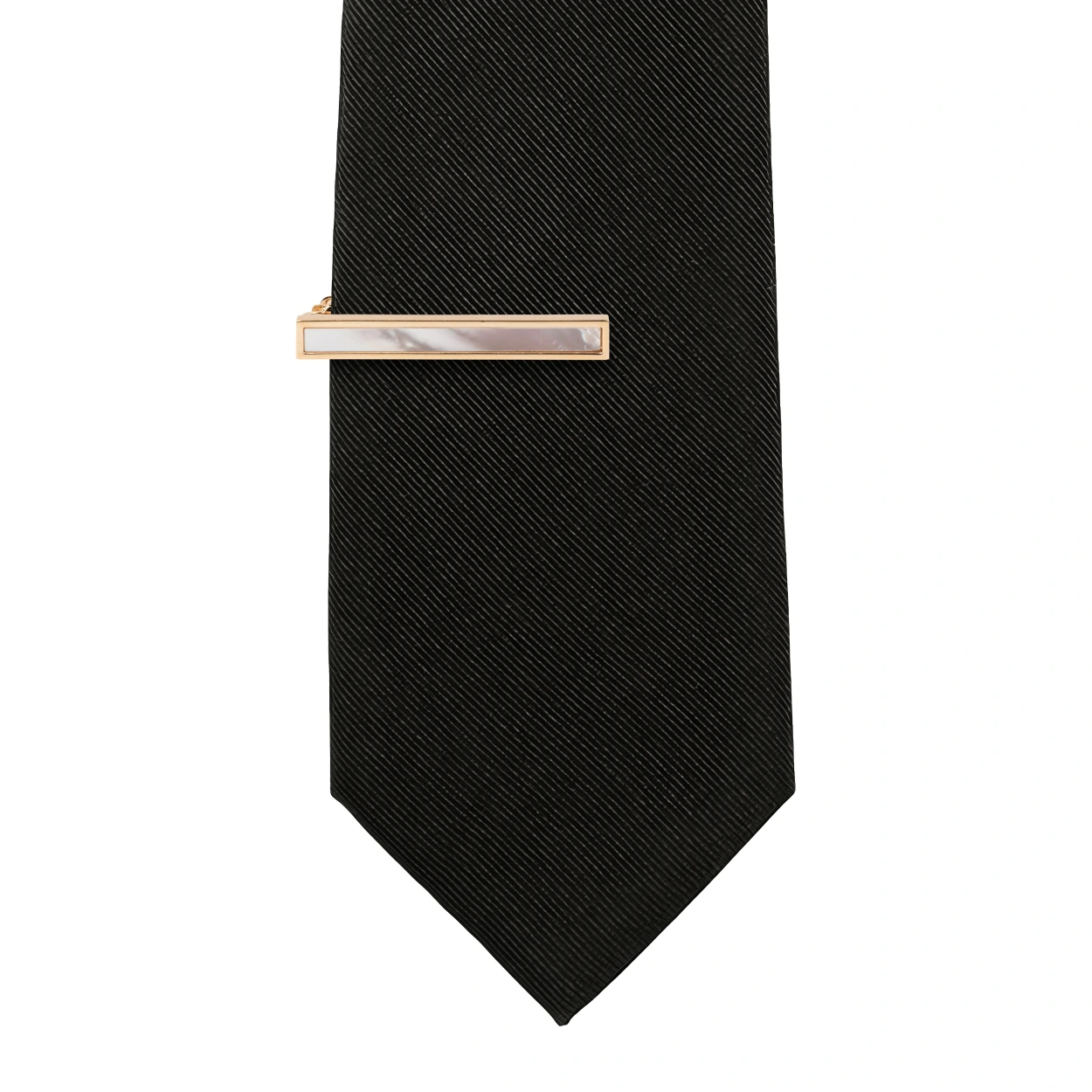 Classic Mother Of Pearl Gold Tie Bar for Men