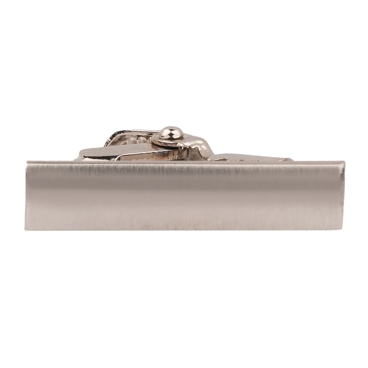 Mini Matt Silver Tie Bar for Men