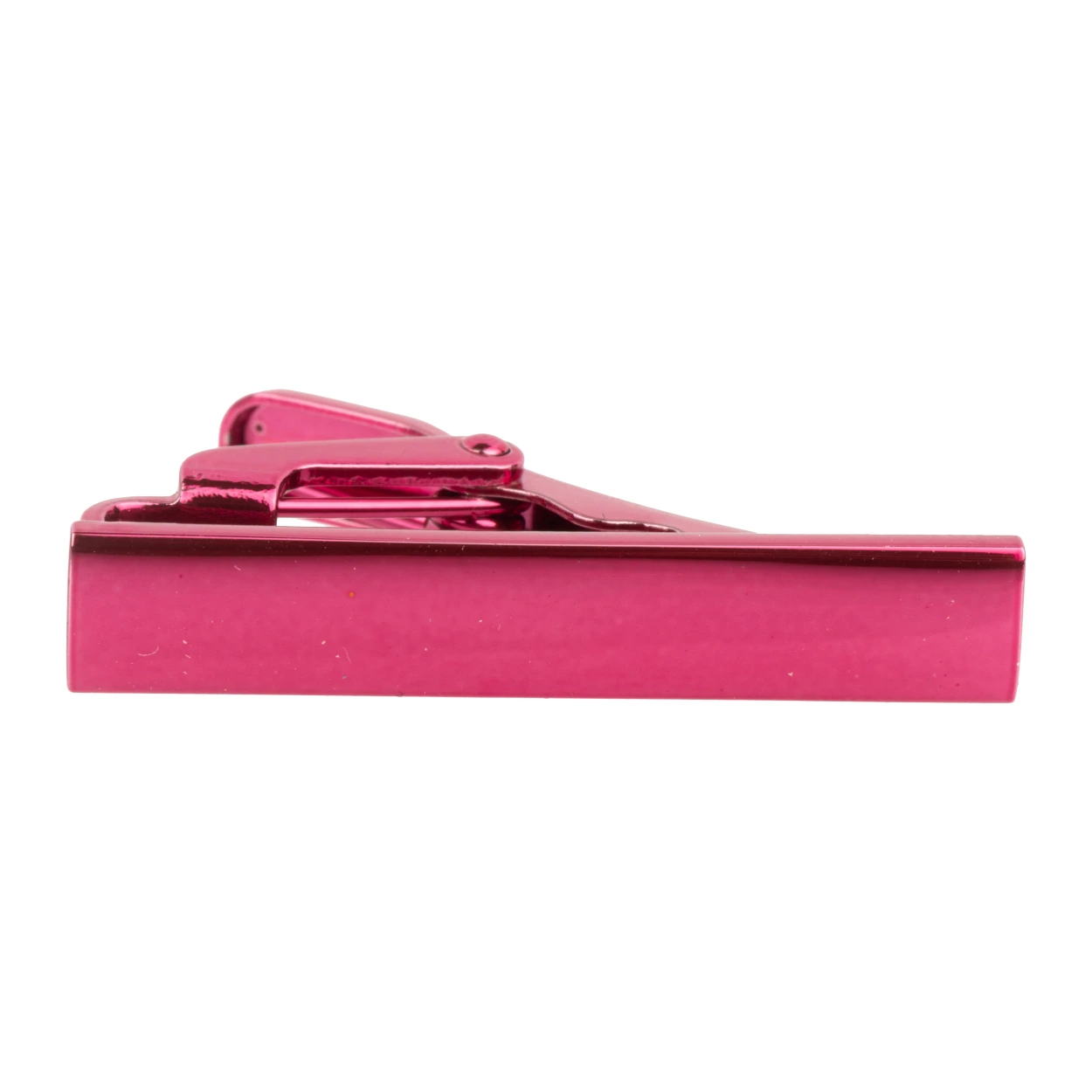 Mini Solid Pink Tie Bar for Men
