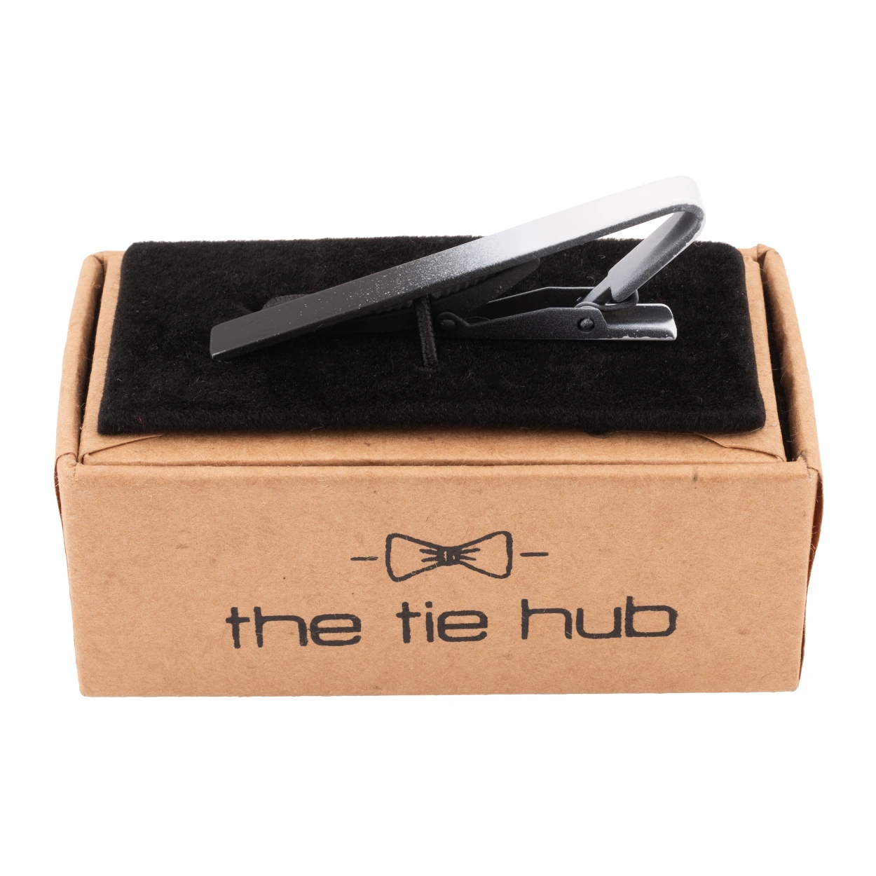 Classic Matt Finishing Black Tie Bar for Men