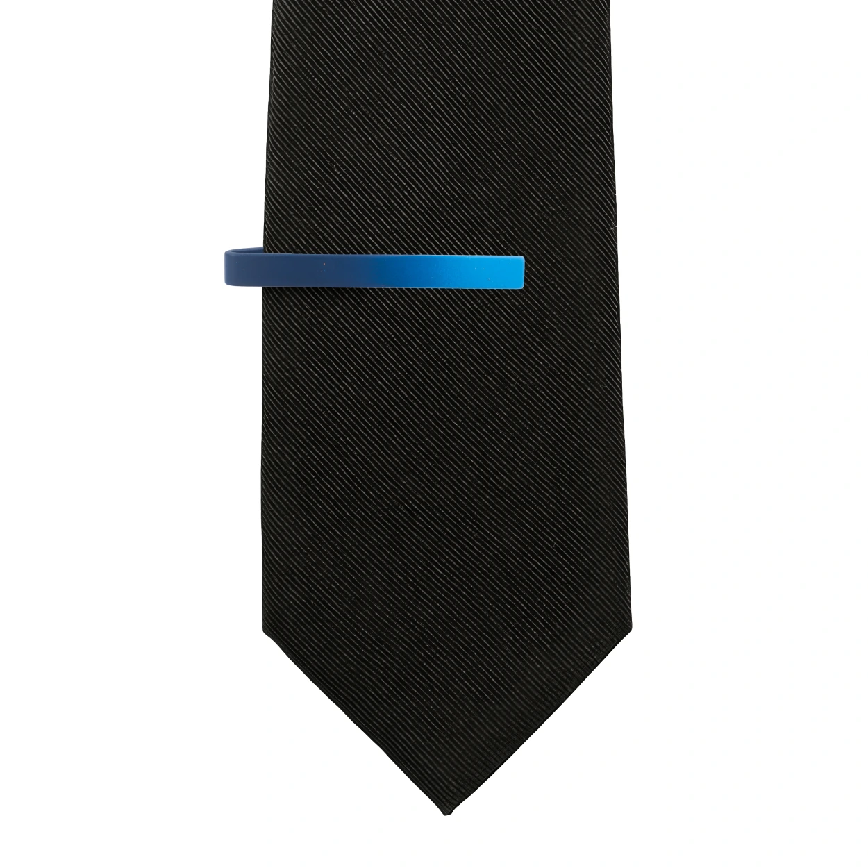Classic Matt Finishing Blue Tie Bar for Men