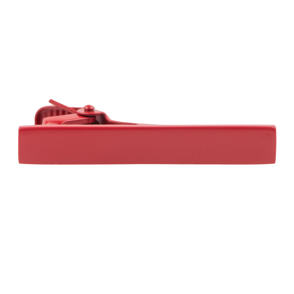 Solid Elegant Red Tie Bar for Men