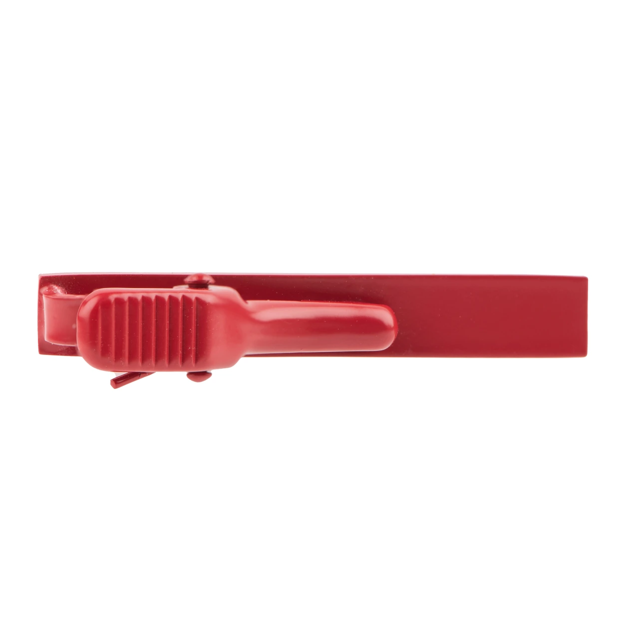 Solid Elegant Red Tie Bar for Men