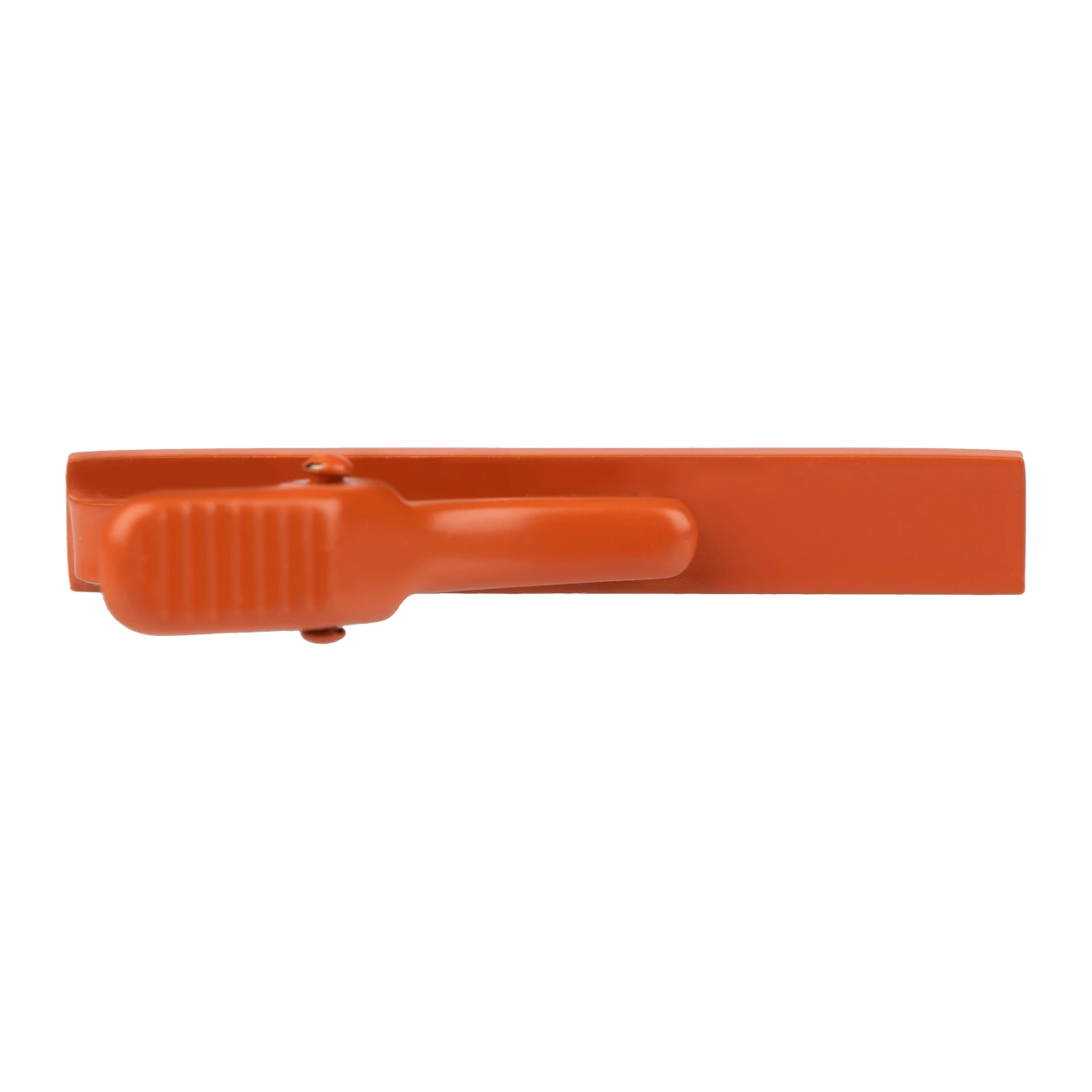 Solid Elegant Orange Tie Bar for Men