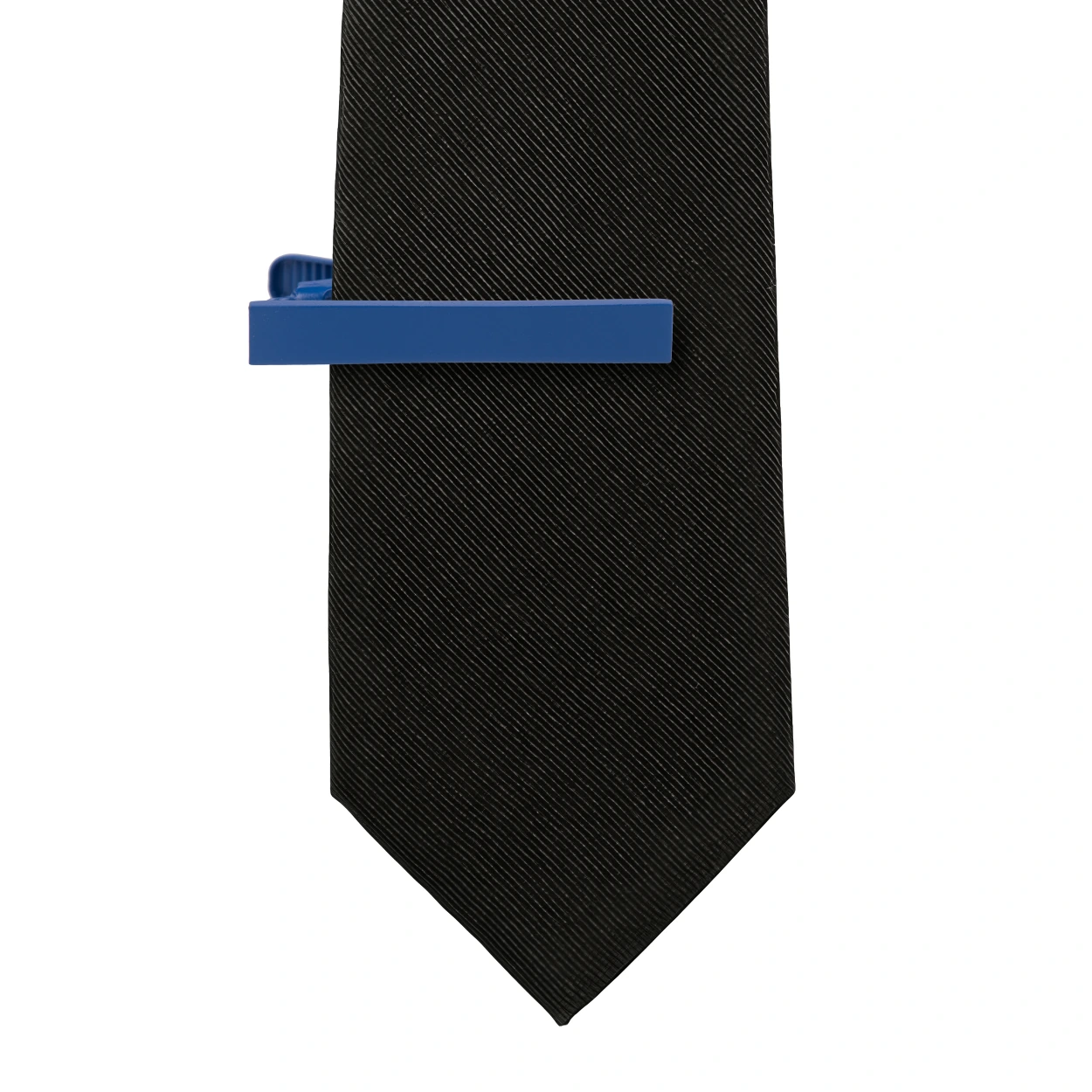 Solid Elegant Blue Tie Bar for Men