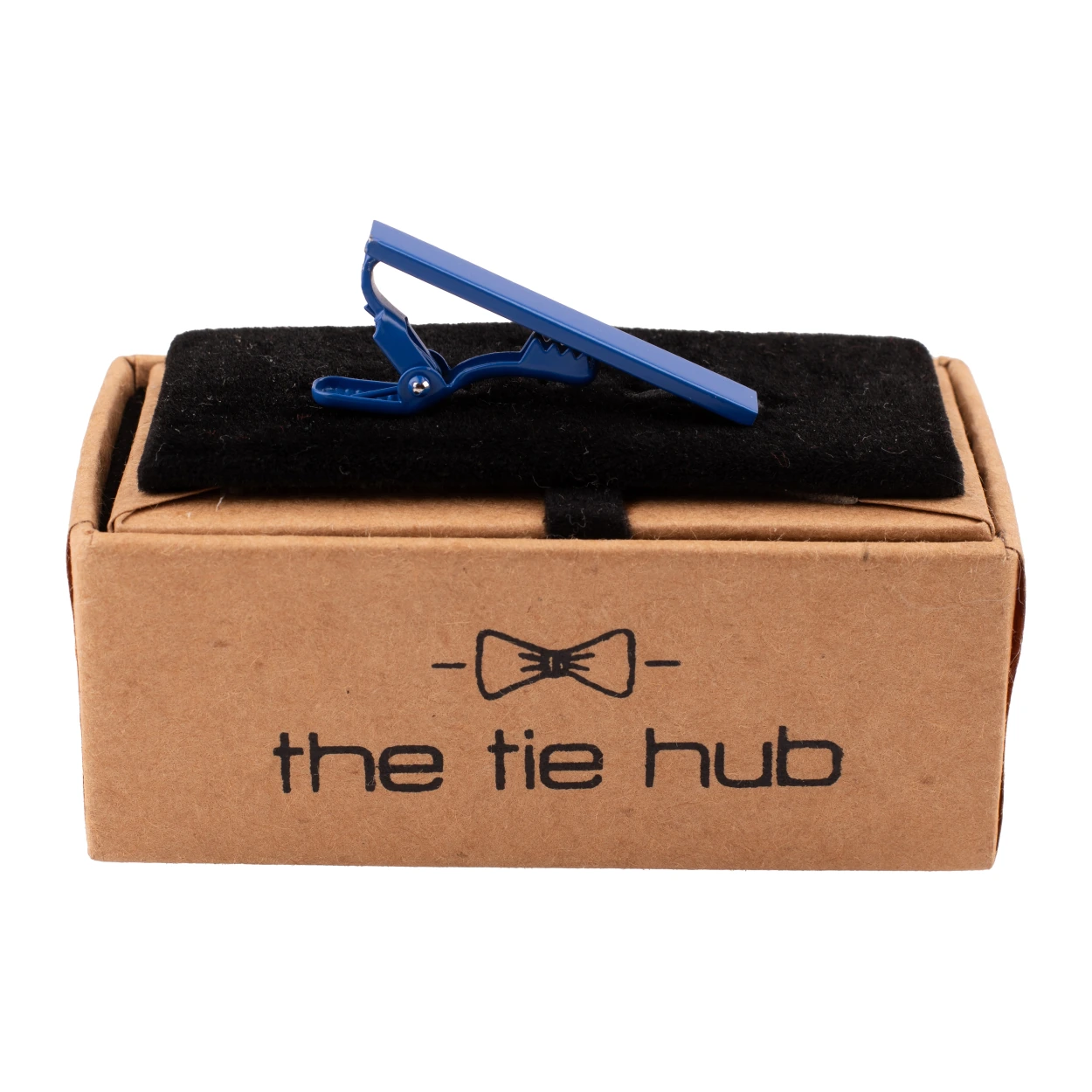 Solid Elegant Blue Tie Bar for Men