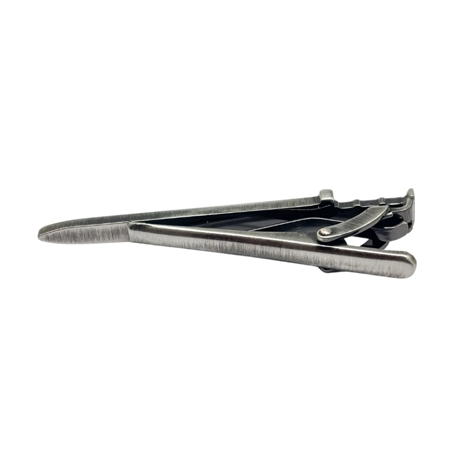 Gunmetal Sword Design Brass Tie Bar for Men for Men