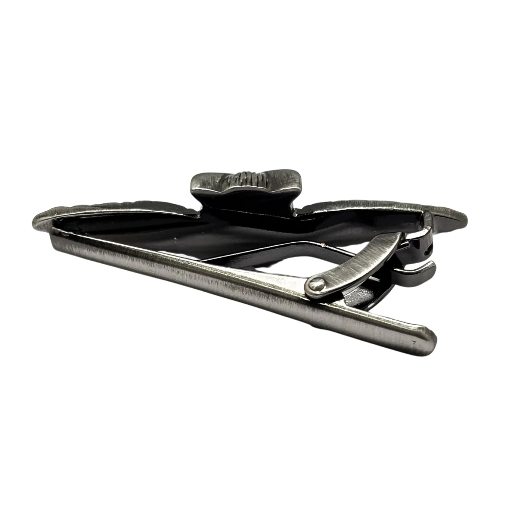 Gunmetal Owl Design Brass Tie Bar for Men for Men