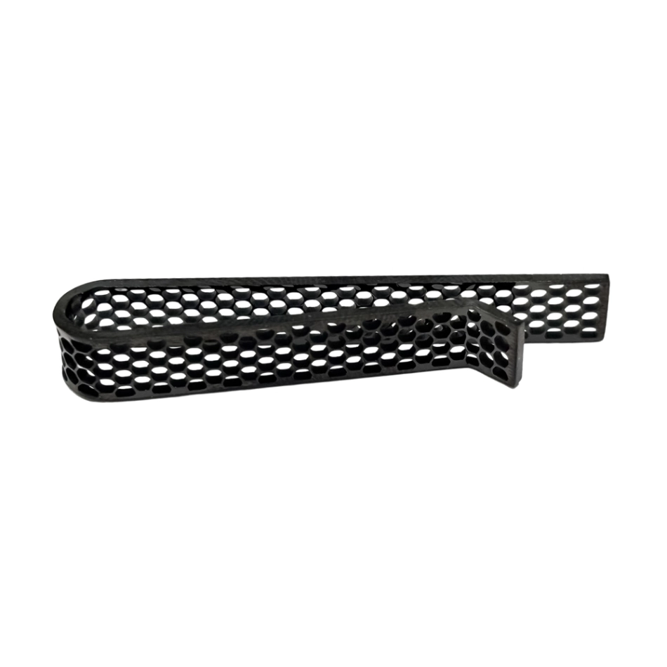 Black Honeycomb Pattern Brass Tie Bar for Men for Men