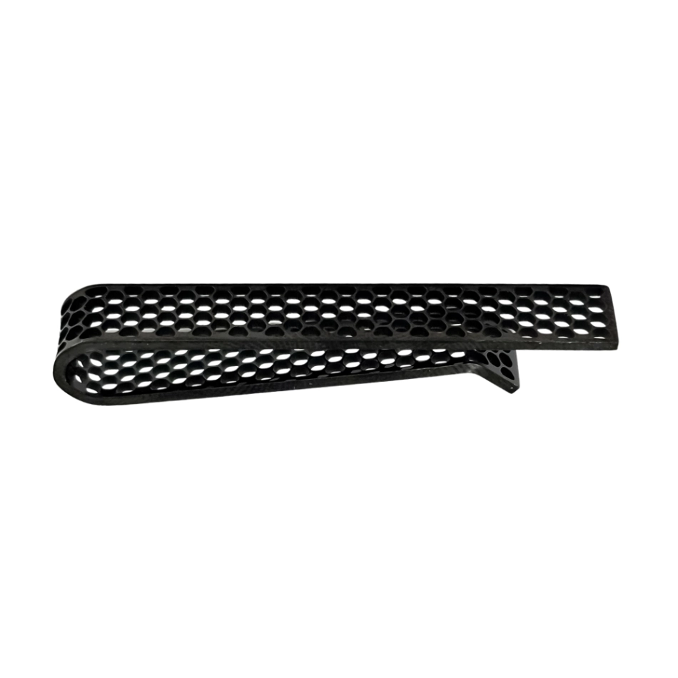 Black Honeycomb Pattern Brass Tie Bar for Men for Men