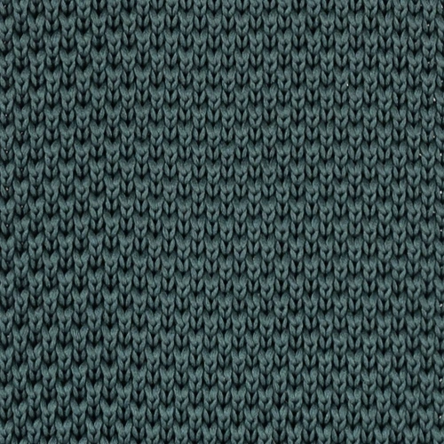 Green Solid Knitted Necktie for Men