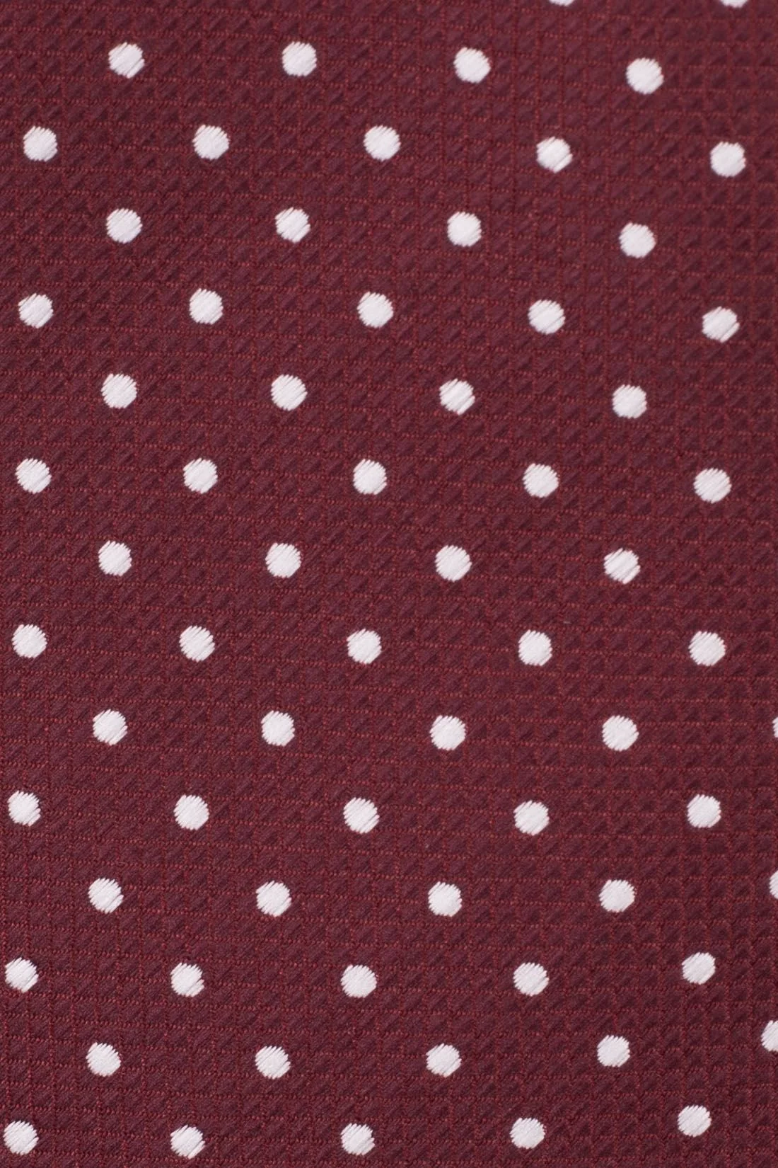 Red Polka Dot Microfiber Necktie for Men