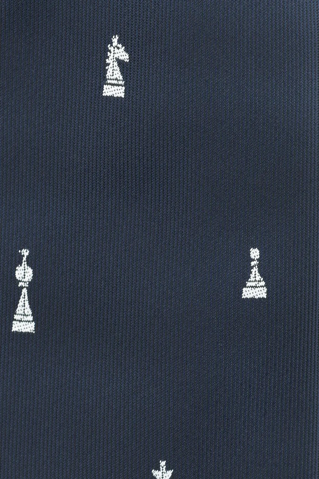 Blue Conversational Microfiber Necktie for Men