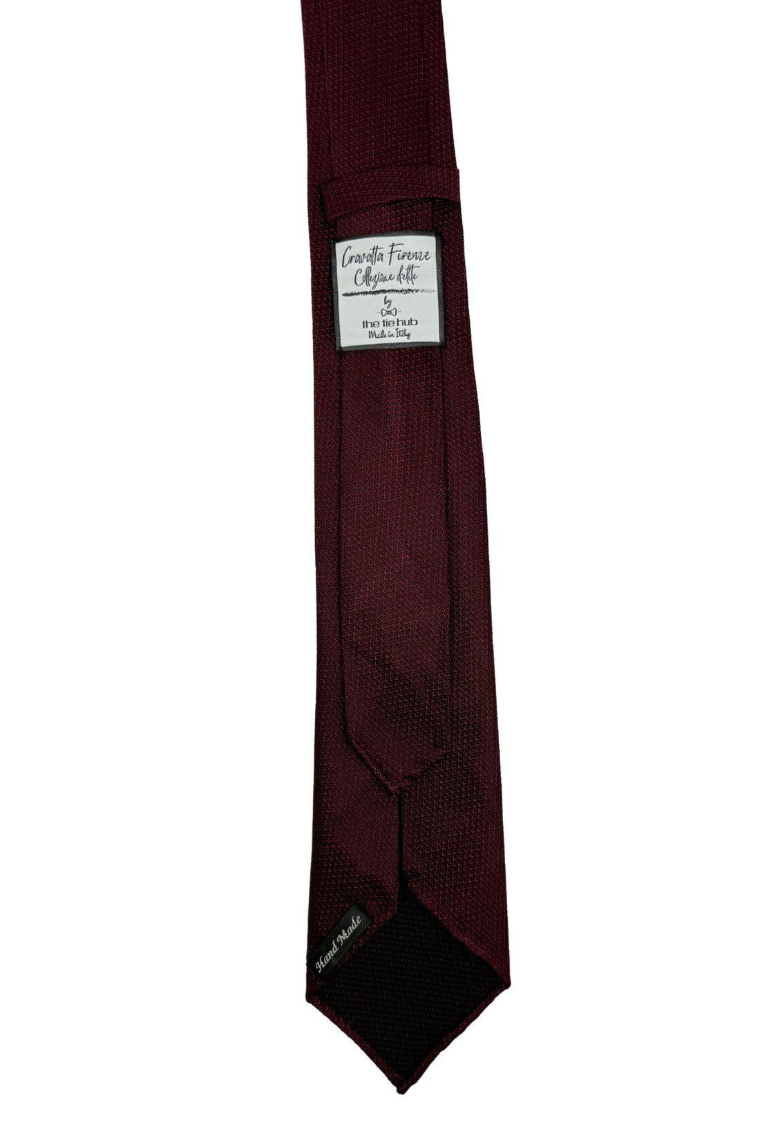 Purple Solid Italian Silk Necktie for Men