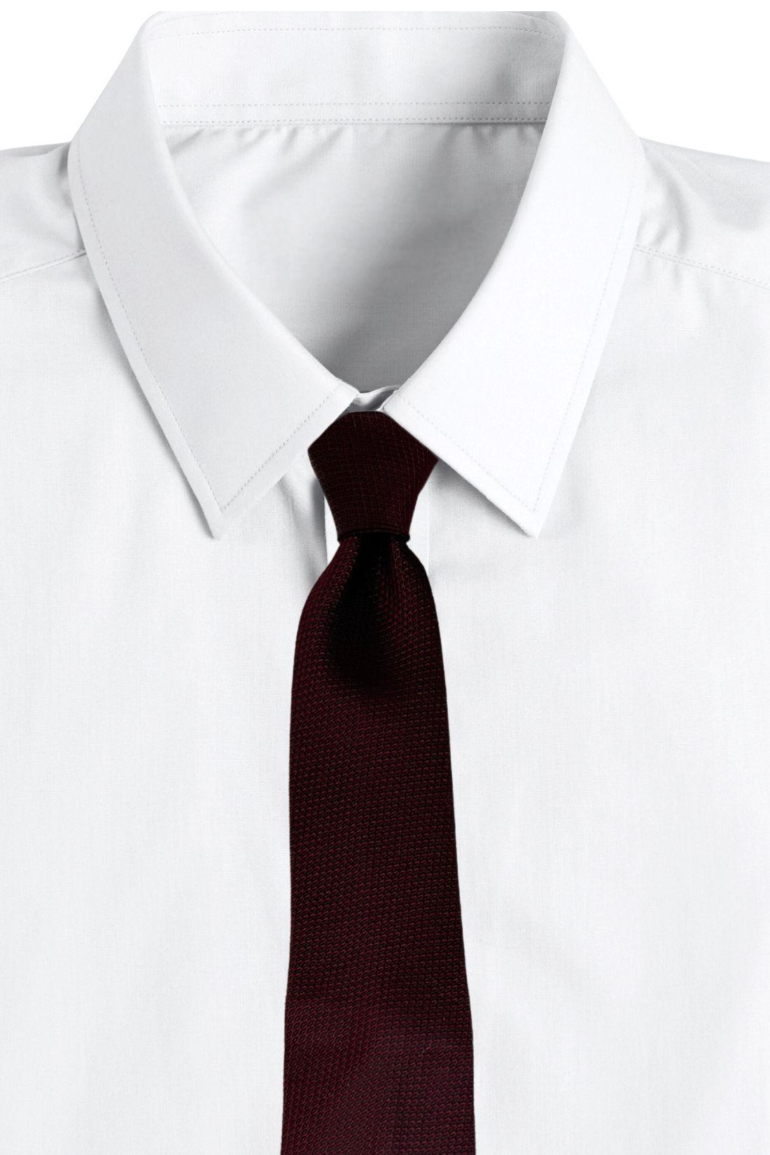 Purple Solid Italian Silk Necktie for Men