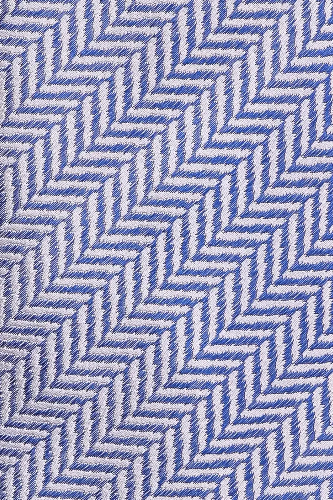 Blue Striped Silk Necktie for Men